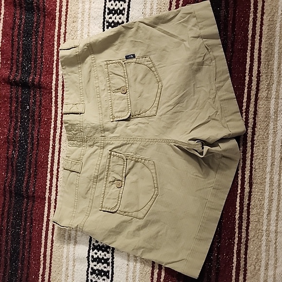 🔴 🔚🔜 SALE VTG The North Face Khaki Tech Canvas Shorts. - Picture 9 of 9